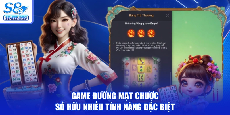 Game Đường Mạt Chược sở hữu nhiều tính năng đặc biệt
