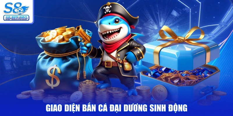 Giao diện bắn cá đại dương sinh động