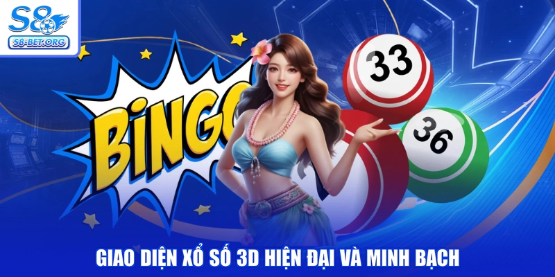 Giao diện Xổ Số 3D hiện đại và minh bạch