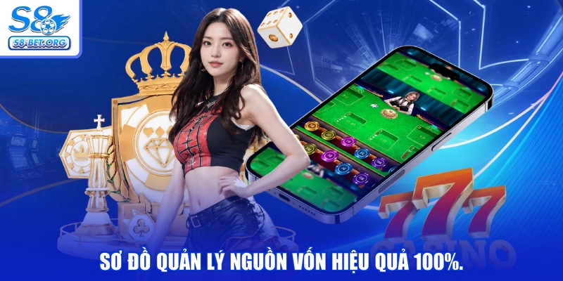 Sơ đồ quản lý nguồn vốn hiệu quả 100%.
